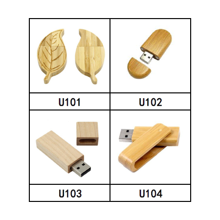 簡約木質 USB 隨身碟
